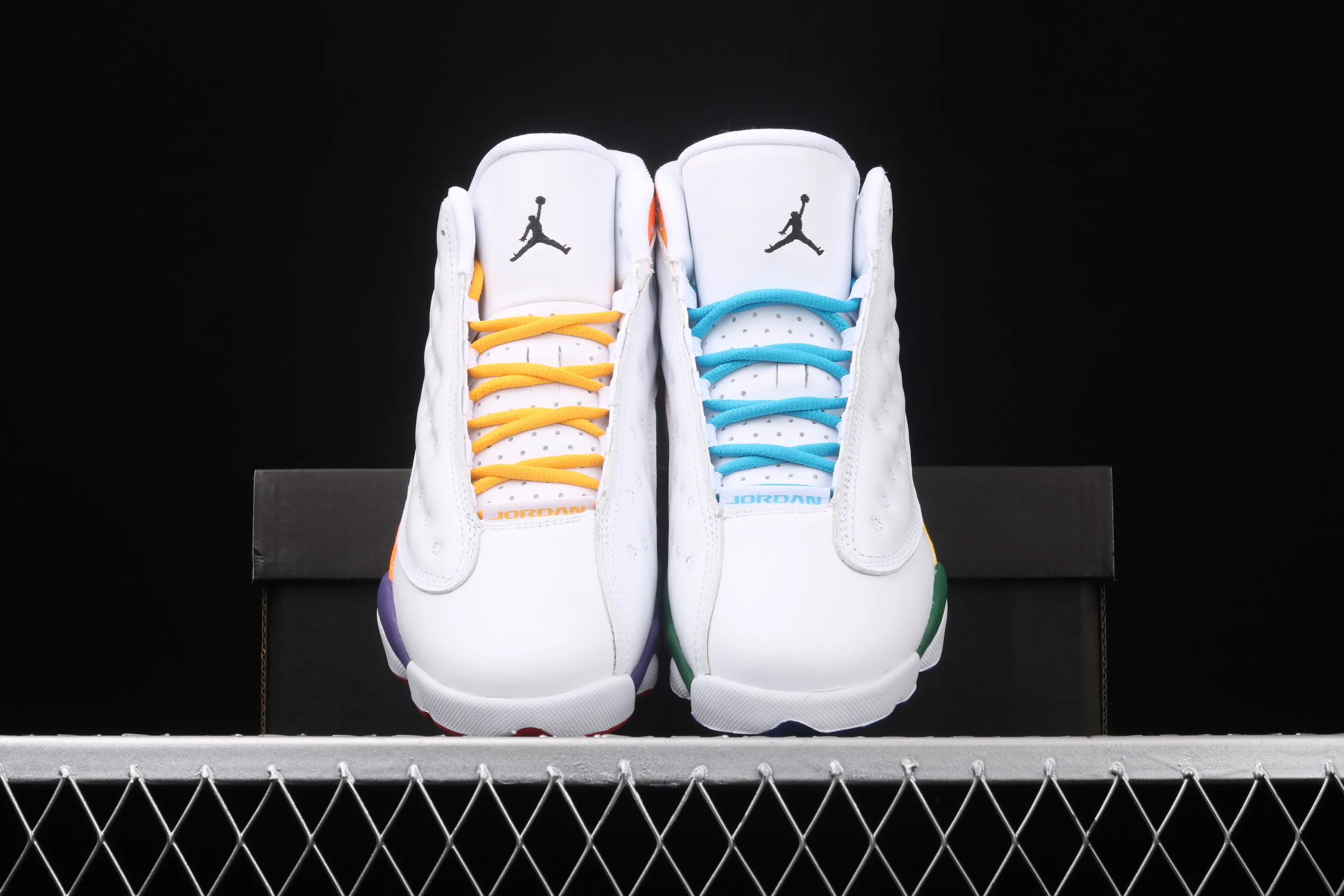 All categories Air Jordan Jordan series basketball shoes Air Jordan 13 Air Jordan 13 Playground AJ13 Joe 13 orange and yellow mandarin duck contrast CV0785-158